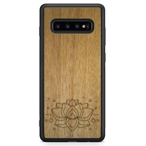 "Lotus Flower" Wooden Phone Case