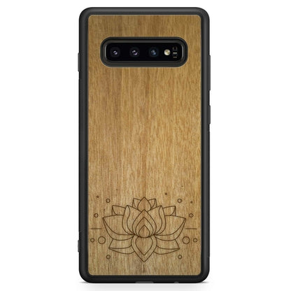 "Lotus Flower" Wooden Phone Case