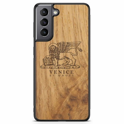 "The Venice" (The Lion of St. Marco) Wooden Phone Case