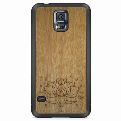 "Lotus Flower" Wooden Phone Case