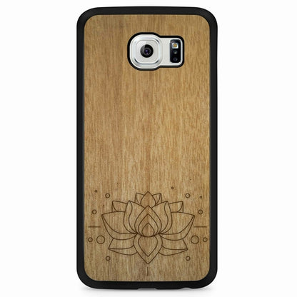 "Lotus Flower" Wooden Phone Case