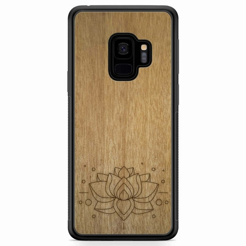 "Lotus Flower" Wooden Phone Case