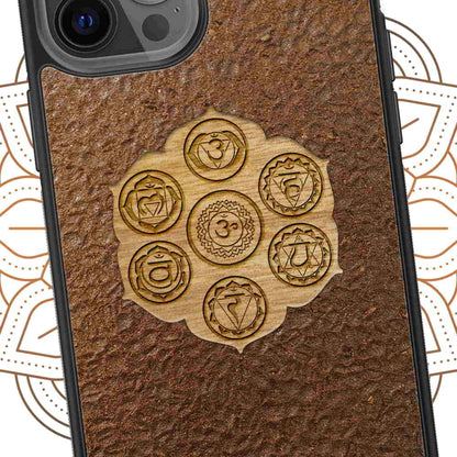 COFFEE AROMA - "The 7 Chakra Symbols" - iPhone/Google/Samsung Phone Case