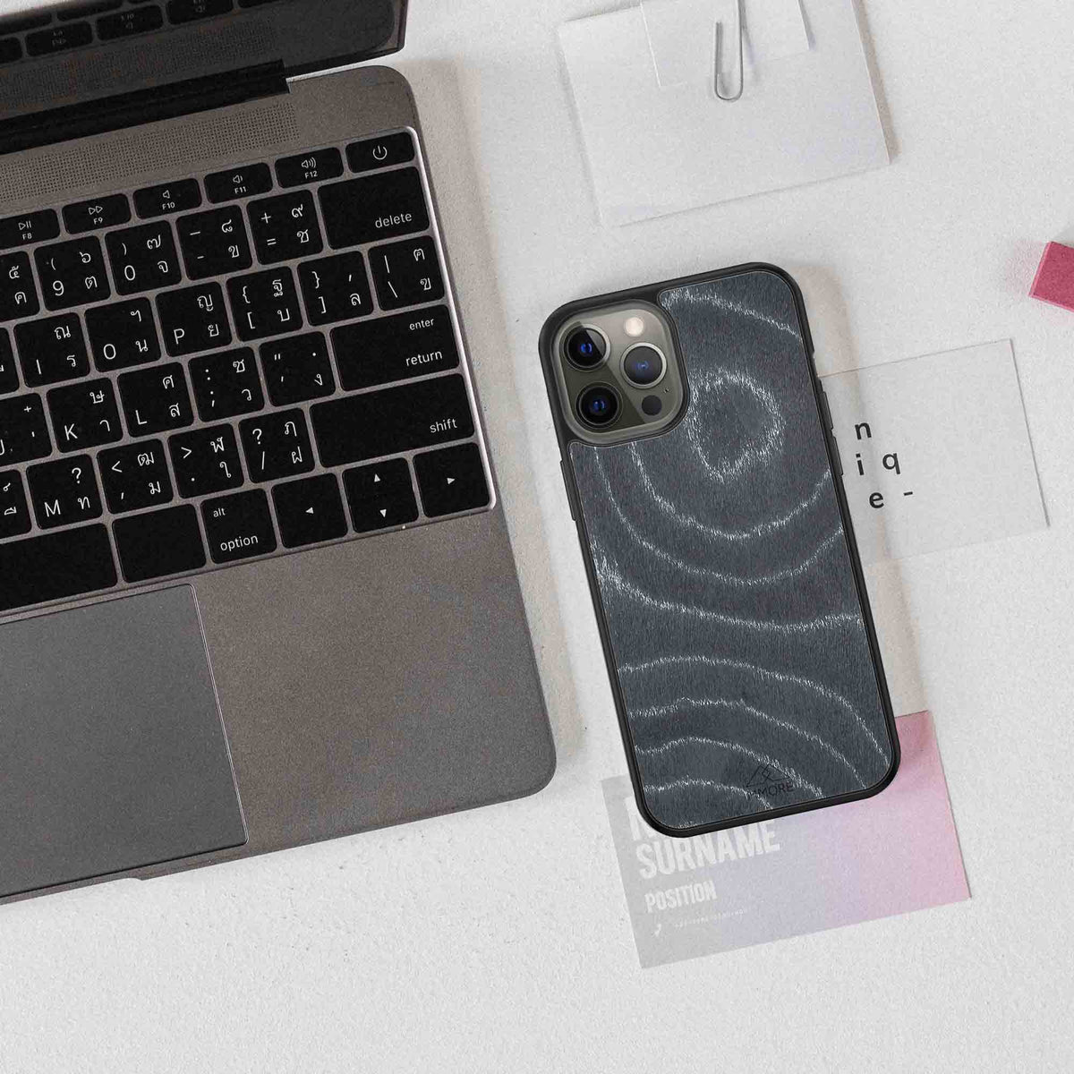 "Wave" Wooden Phone Case