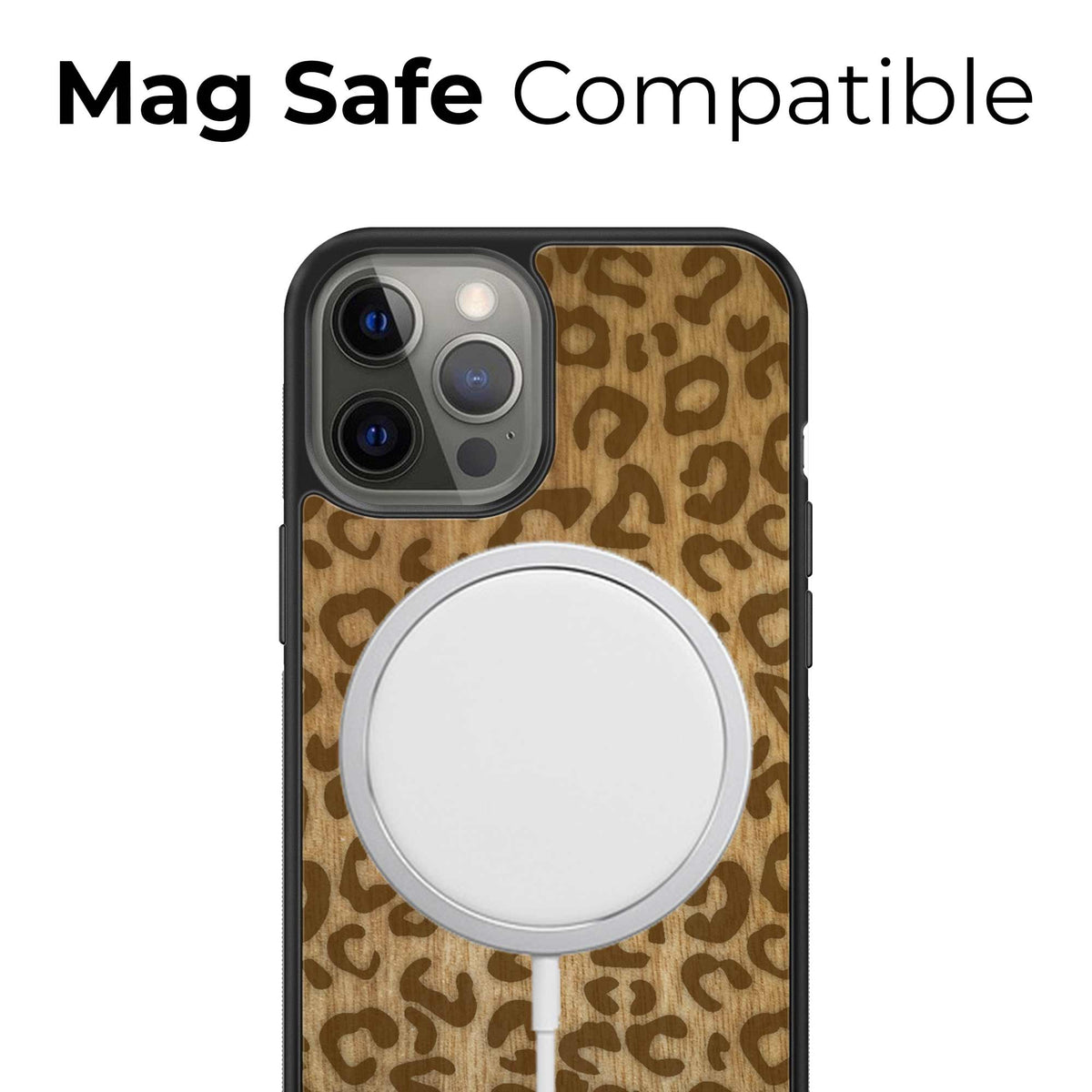 "Cheetah" Wooden Phone Case