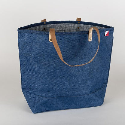 Big Tote Bags / Multi-Purpose Bag (Dark Blue / Light Green)