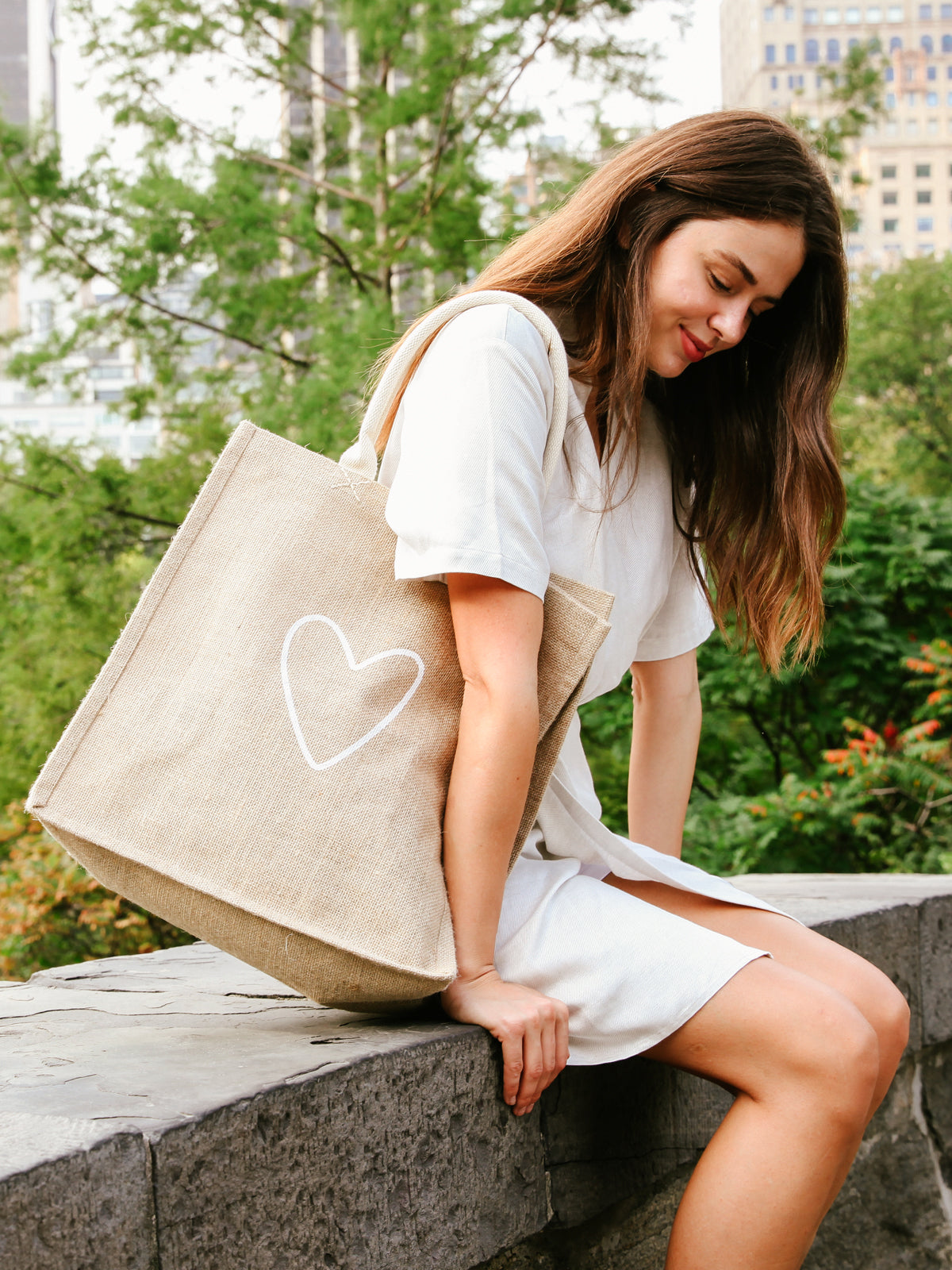 "Love" Reusable Market Bag / Shopping Bag