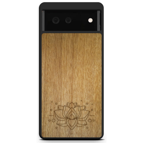 "Lotus Flower" Wooden Phone Case