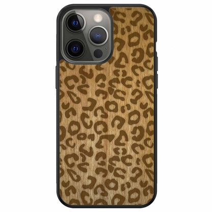 "Cheetah" Wooden Phone Case