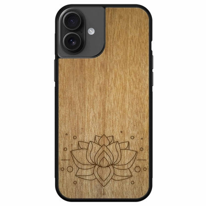 "Lotus Flower" Wooden Phone Case