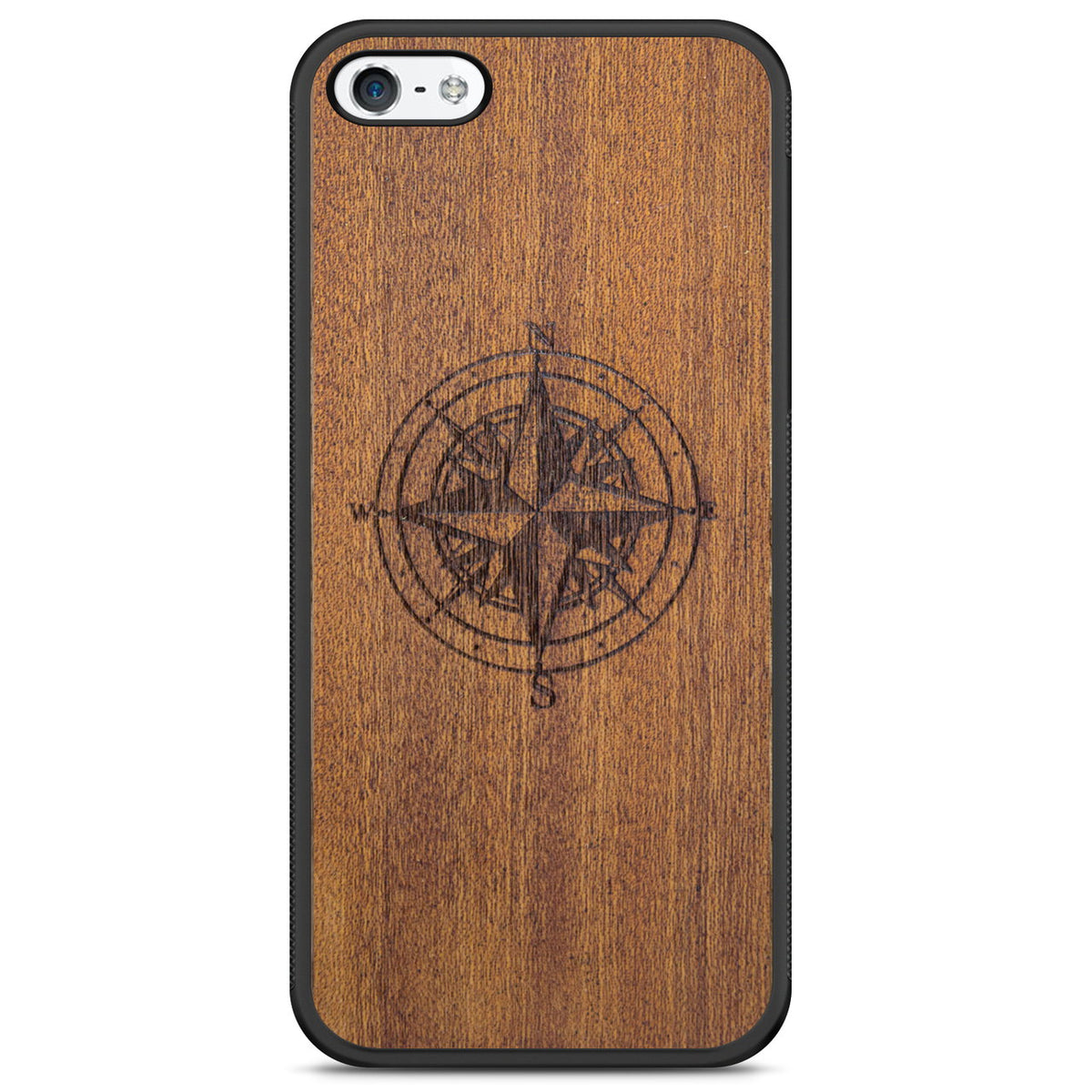 "Compass" Wooden Phone Case