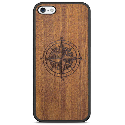 "Compass" Wooden Phone Case