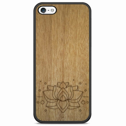 "Lotus Flower" Wooden Phone Case