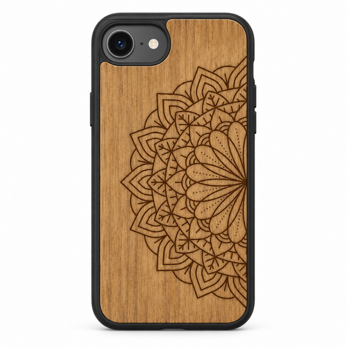 "Mandala" Wooden Phone Case