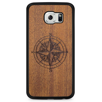 "Compass" Wooden Phone Case