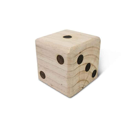 Giant Wooden Yard Dice