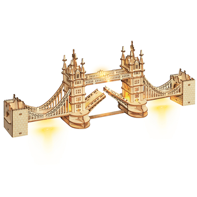 3D Wooden Puzzle - Tower Bridge and Big Ben