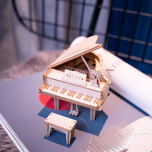 3D Wooden Puzzle - Grand Piano