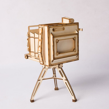 3D Wooden Puzzle - Retro Camera Puzzle