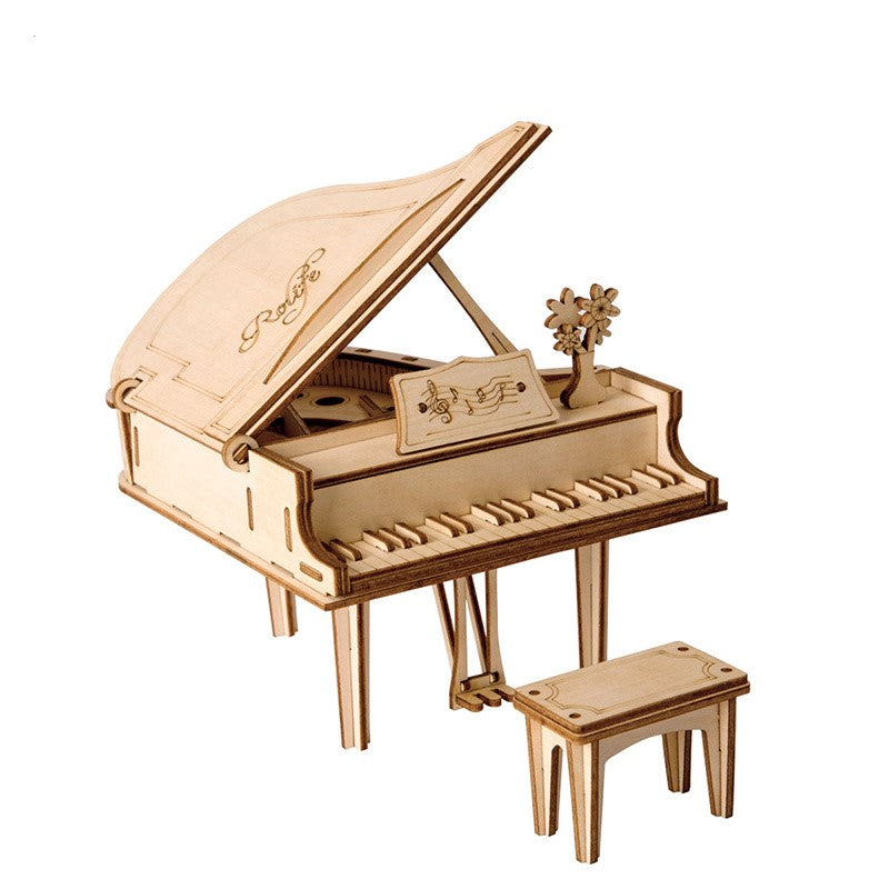 3D Wooden Puzzle - Grand Piano